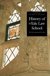 book History of the Yale Law School