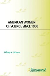 book American women of science since 1900