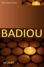 book Badiou: a philosophy of the new