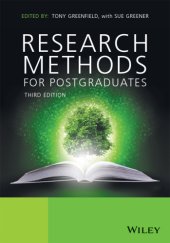 book Research Methods for Postgraduates