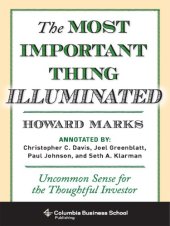 book The most important thing illuminated: uncommon sense for the thoughtful investor