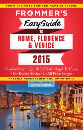 book Frommer's EasyGuide to Rome, Florence and Venice 2015