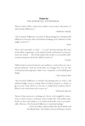 book The essential difference the truth about the male and female brain