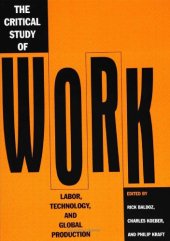 book Critical Study Of Work