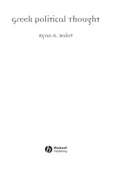 book Greek Political Thought