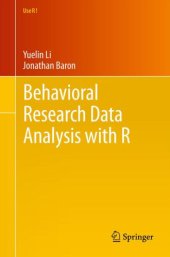 book Behavioral Research Data Analysis with R