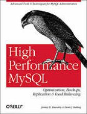 book High performance MySQL: optimization, backups, replication and load balancing