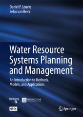 book Water Resource Systems Planning and Management: an Introduction to Methods, Models, and Applications