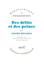 book Des délits et des peines