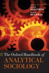 book The Oxford handbook of analytical sociology