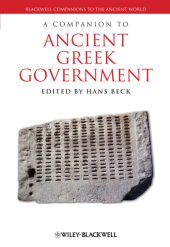 book A Companion to Ancient Greek Government