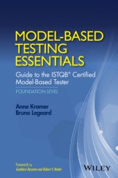 book Model-Based Testing Essentials - Guide to the ISTQB Certified Model-Based Tester