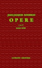 book Jean-Jacques Rousseau. Opere