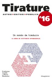 book Tirature '16. Un mondo da tradurre