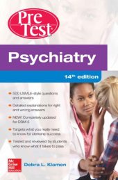 book Psychiatry PreTest Self-Assessment And Review