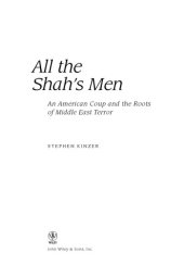 book All the Shah's men: the hidden story of the CIA's coup in Iran