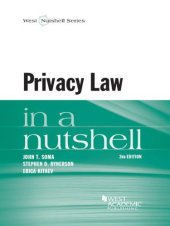 book Privacy Law in a Nutshell, 2d