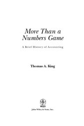 book More Than a Numbers Game: a Brief History of Accounting