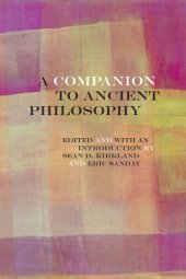 book A companion to ancient philosophy