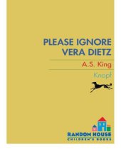 book Please Ignore Vera Dietz