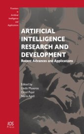 book Artificial intelligence research and development: recent advances and applications