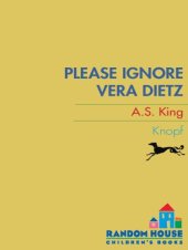 book Please Ignore Vera Dietz