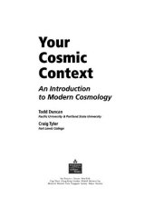 book Your Cosmic Context: An Introduction to Modern Cosmology