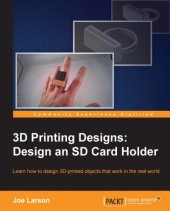 book 3D Printing Designs: Design an SD Card Holder