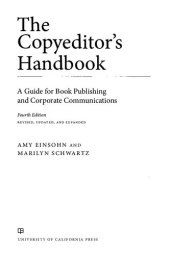 book The Copyeditor's Handbook: A Guide for Book Publishing and Corporate Communications