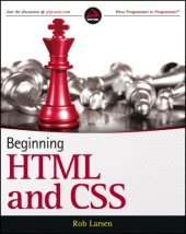 book Beginning HTML and CSS