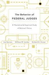 book The behavior of federal judges: a theoretical and empirical study of rational choice