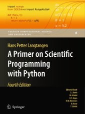 book A primer on scientific programming with Python