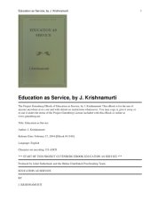 book Education as service