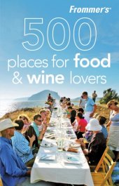 book Frommer's 500 places for food & wine lovers