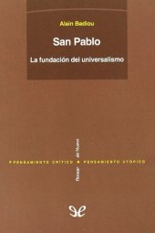 book San Pablo: La fundación del universalismo