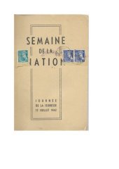 book Semaine de la nation. Journée de la jeunesse. 12 juillet 1942