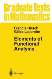 book Elements of Functional Analysis