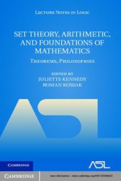 book Set theory, arithmetic, and foundations of mathematics: theorems, philosophies