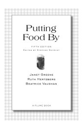 book Putting food by