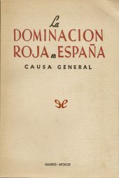 book La dominación roja en España