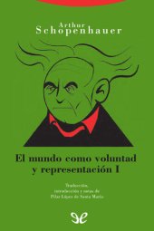 book El mundo como voluntad y representación I