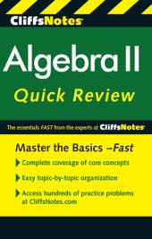 book CliffsNotes Algebra II Quick Review