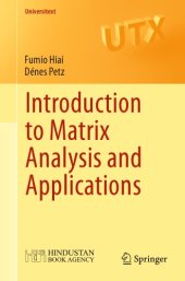 book Introduction to matrix analysis and applications