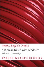 book A Woman Killed with Kindness and Other Domestic Plays