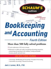 book Schaum's Outline of Bookkeeping and Accounting