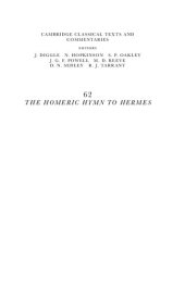 book The Homeric Hymn to Hermes