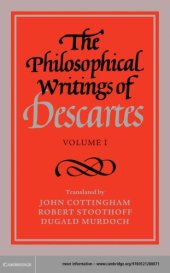 book The Philosophical Writings of Descartes Volume I