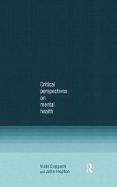 book Critical Perspectives on Mental Health