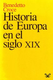 book Historia de Europa en el siglo XIX