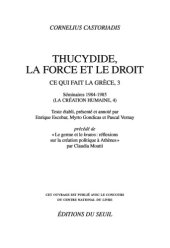 book Thucydide, la force et le droit